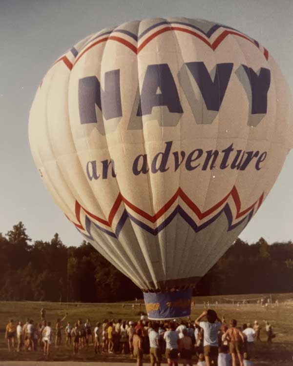 The Navy brought its balloon team to the 1981 National Jamboree.