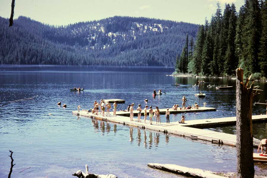 The author earned his canoeing merit badge at Boy Scout Camp Spirit Lake in 1979.